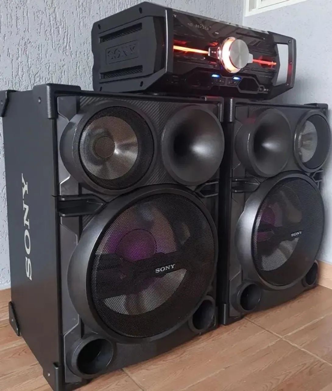 Som da Sony Shake alto falantes d 18 polegadas 