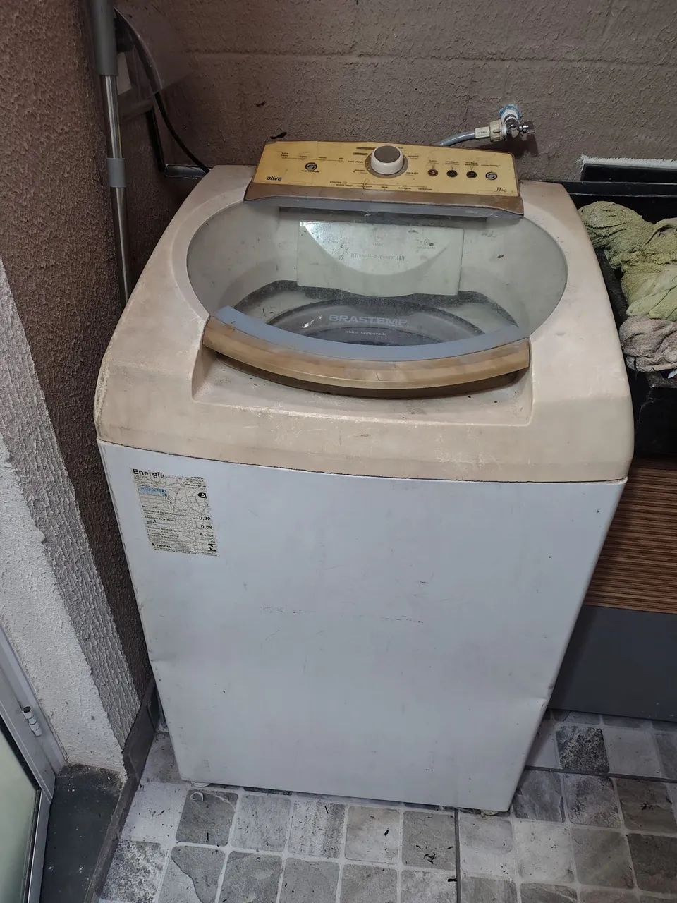 Máquina de lavar funcionando perfeitamente