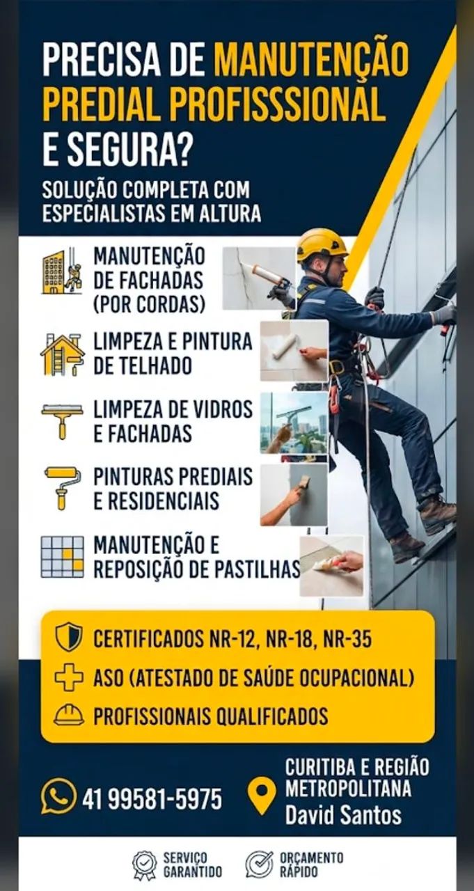 Manutenção, construção e reformas