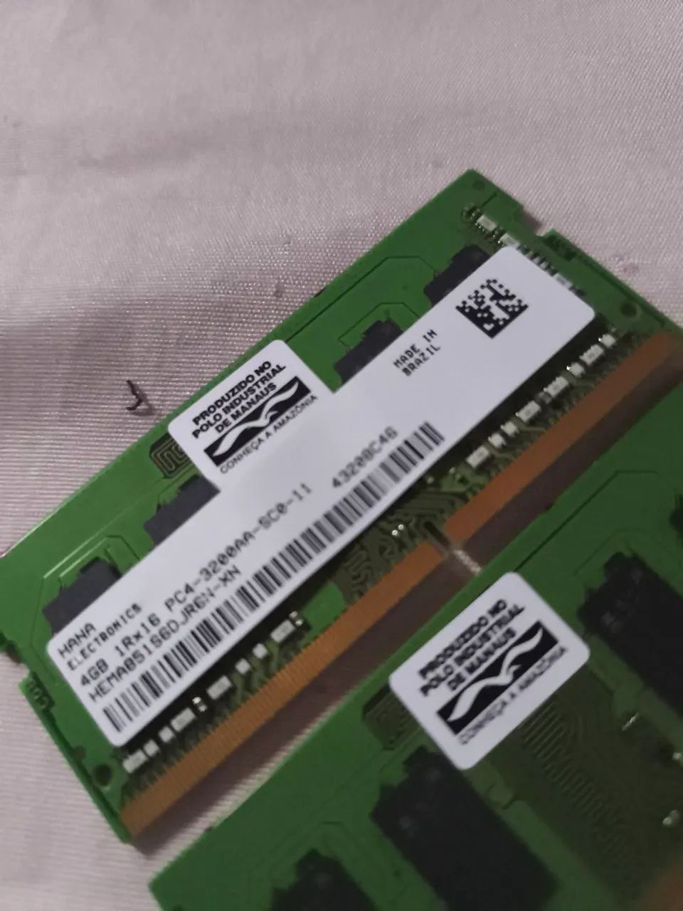  Dois pentes Memória ram DDR4 notebook 4gb - Foto 2