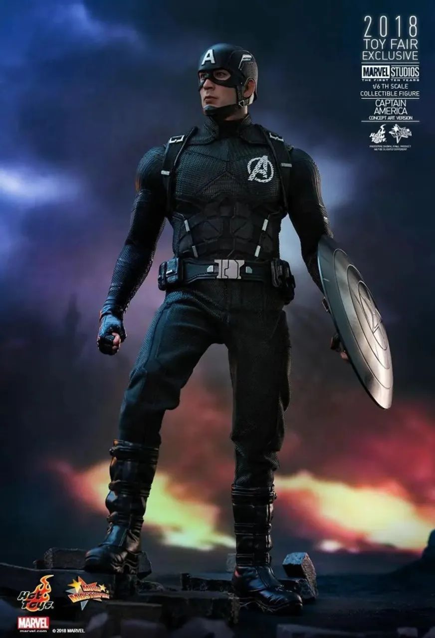 Capitão América Concept Art Version Hot Toys - Marvel Studio - Foto 4