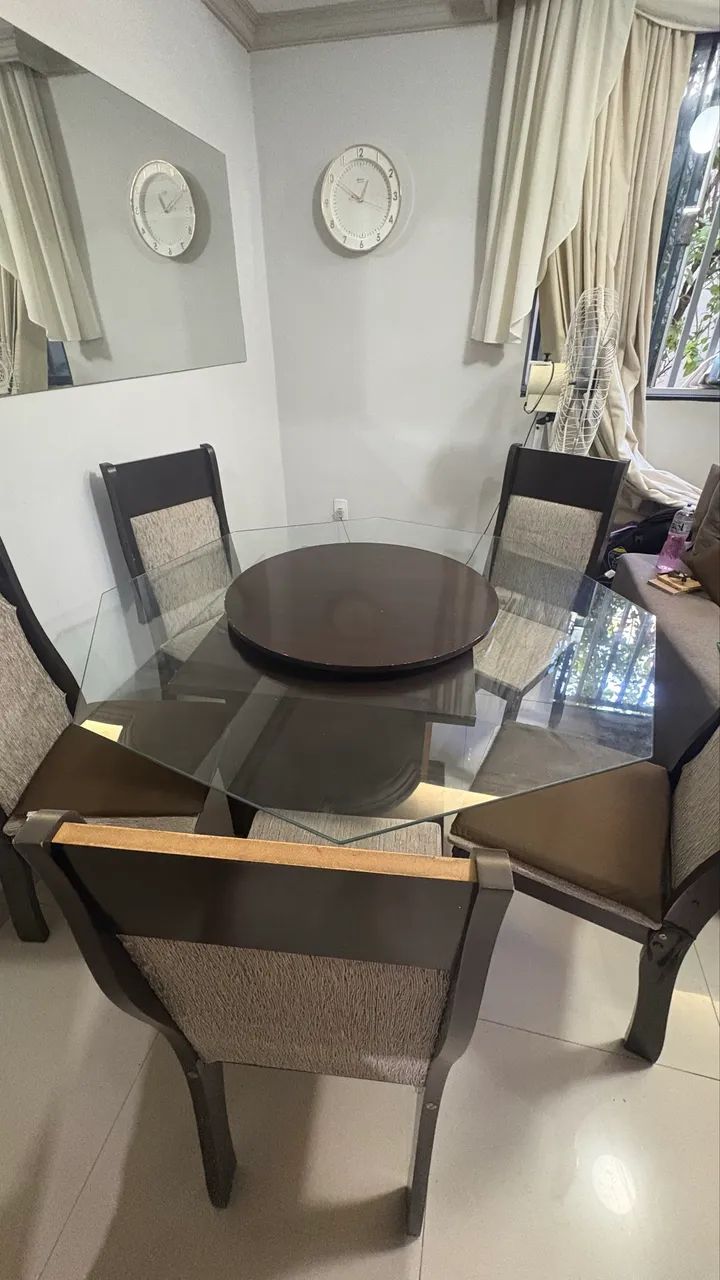 Mesa de jantar + 5 cadeiras - Foto 4