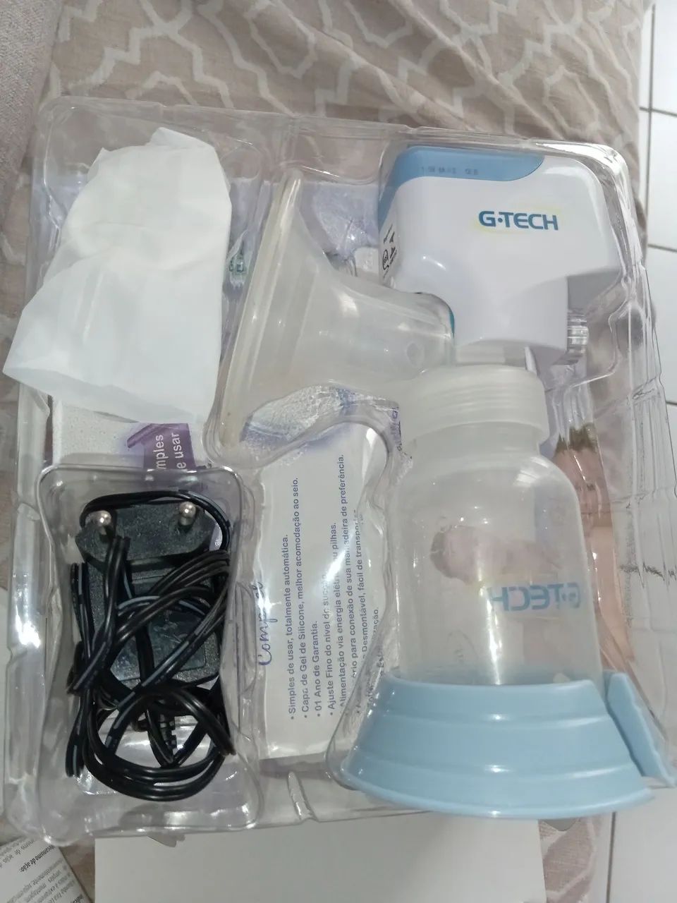 Tira leite bomba eletrica materno G-tech - Foto 2