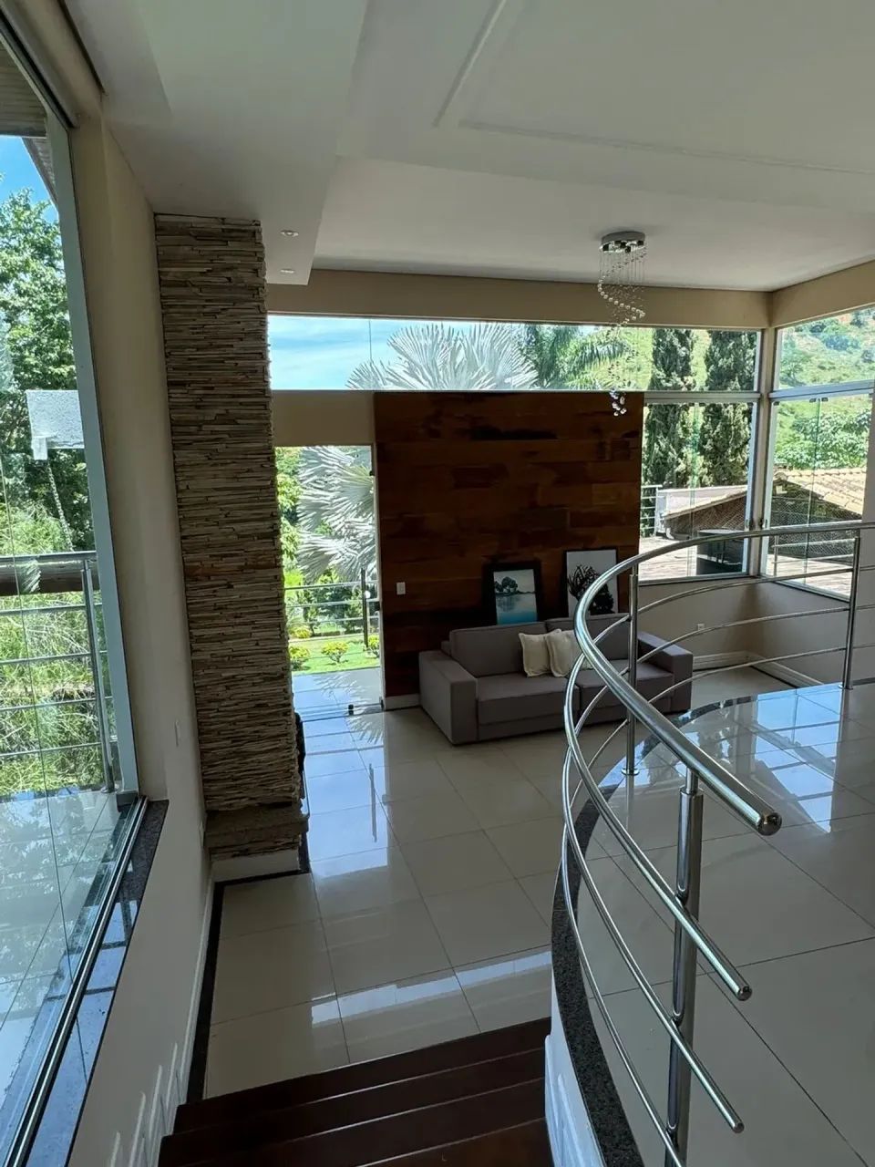 Chacara cava grande 6000 m2 com 4 suites toda mobiliada - Foto 5
