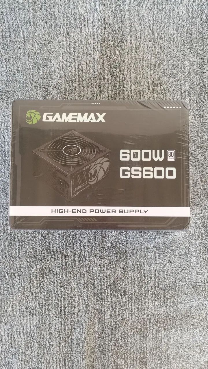 Fonte Gamemax 600W PC ativo 80plus nova  - Foto 2