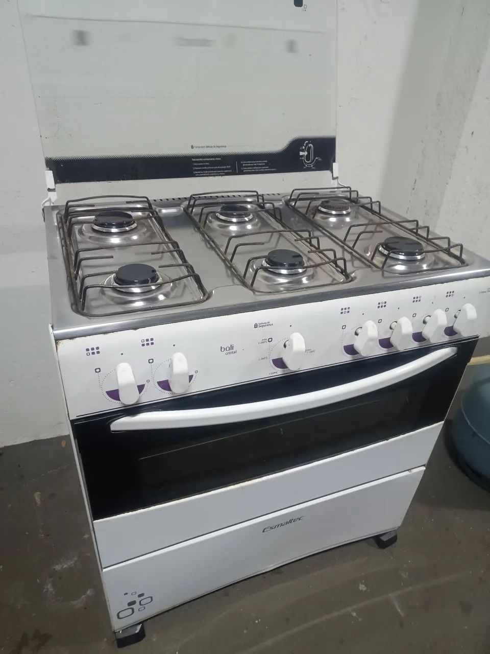 Fogão acendimento manual 