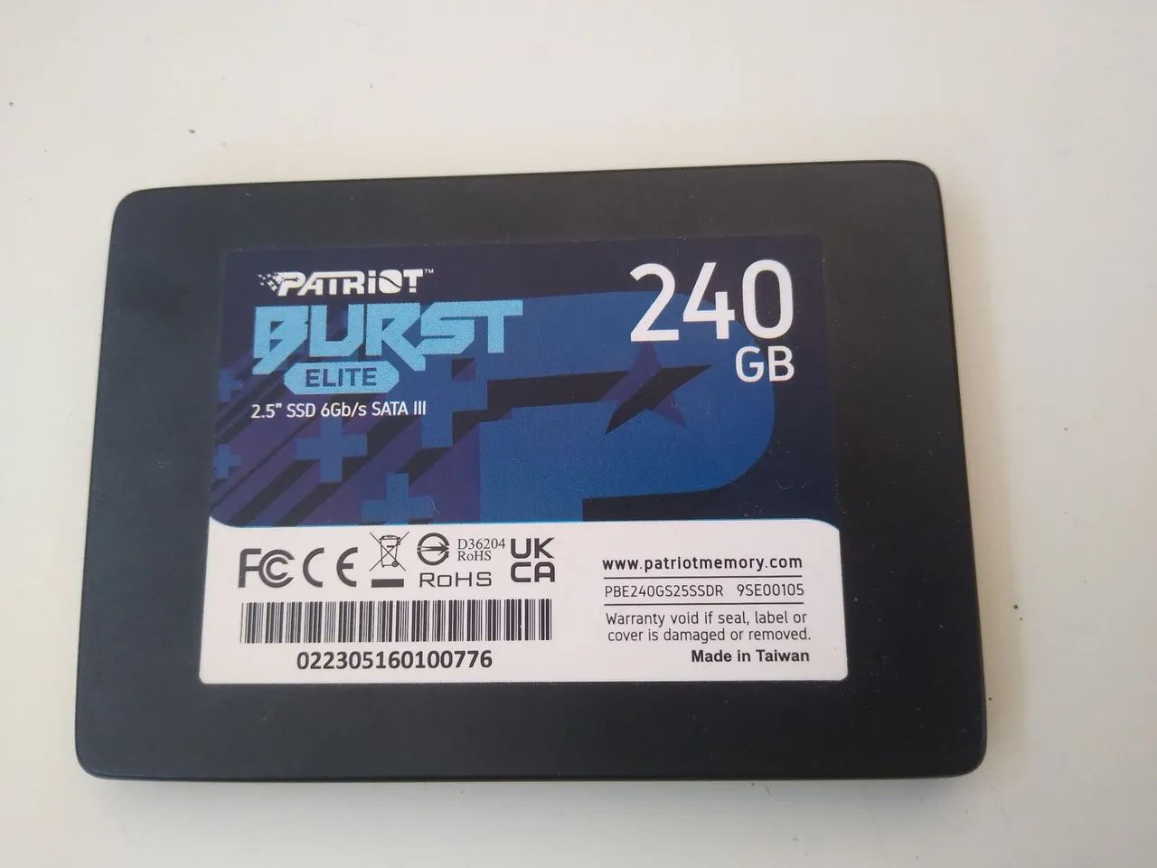 Had ssd patriota 240gb