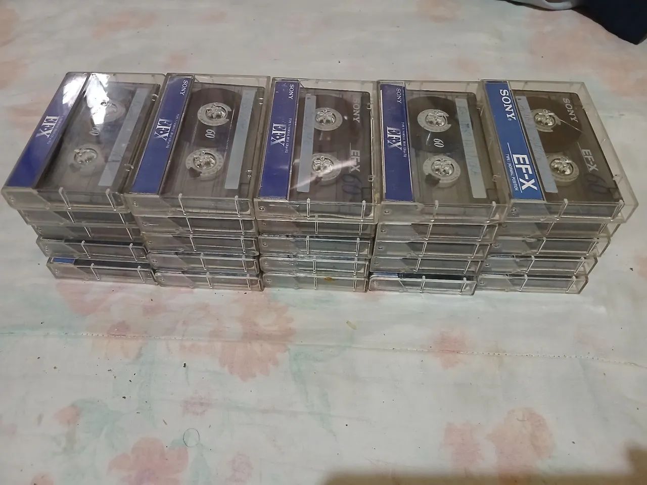 Fitas Cassetes Sony EFX usadas! - Foto 5