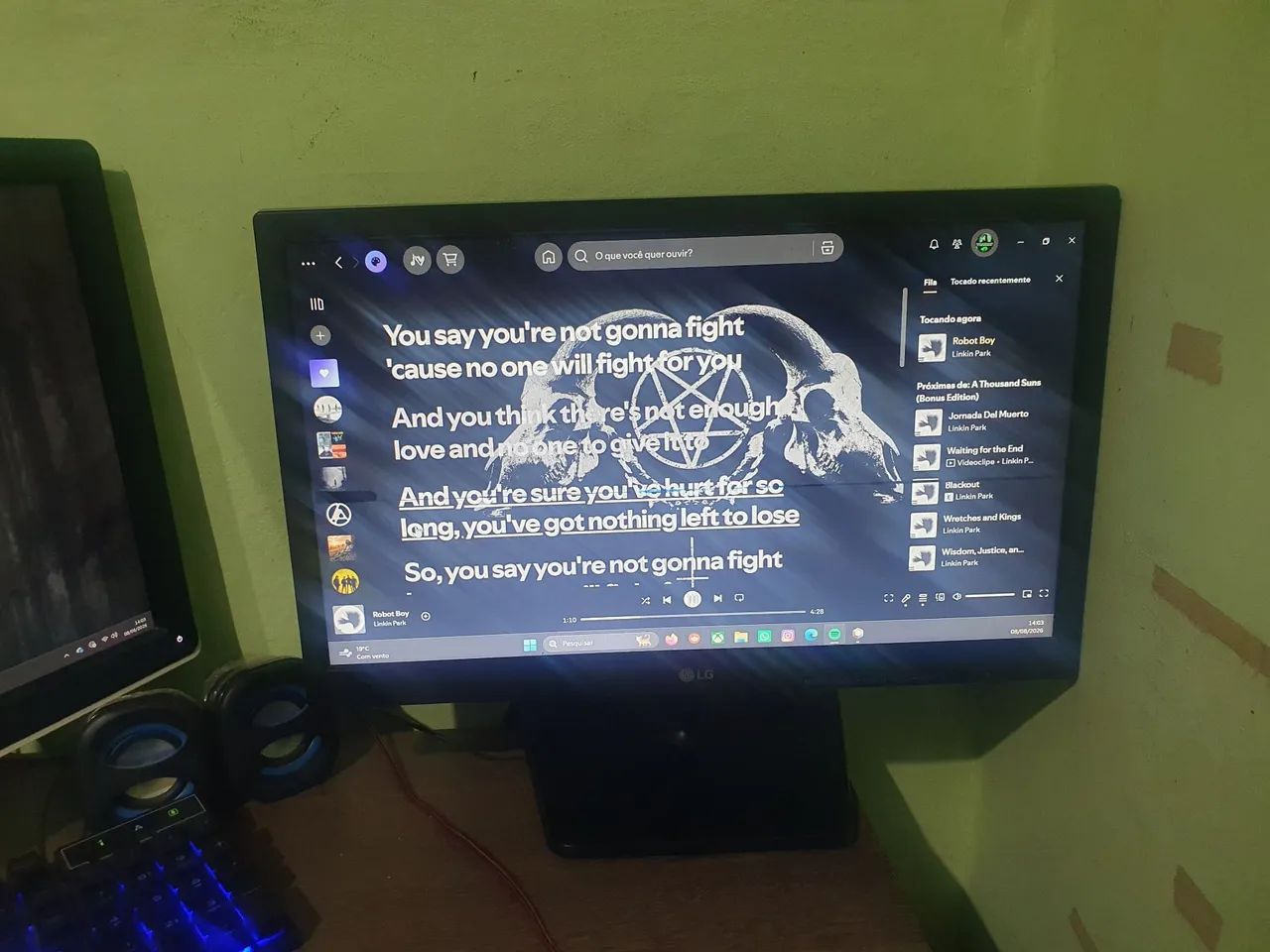 Monitor LG 19M37AA-B 18,5 polegadas  - Foto 3