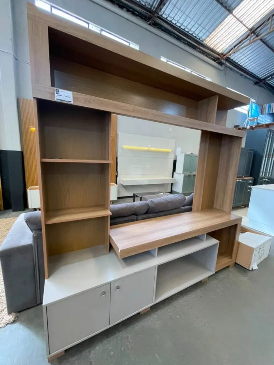 ESTANTE MDF 2,10m ? GRANDE E ESPAÇOSA - Foto 2