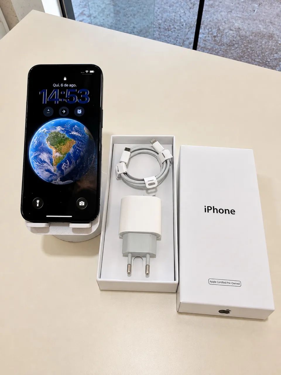 iPhone 14 bateria 100% 