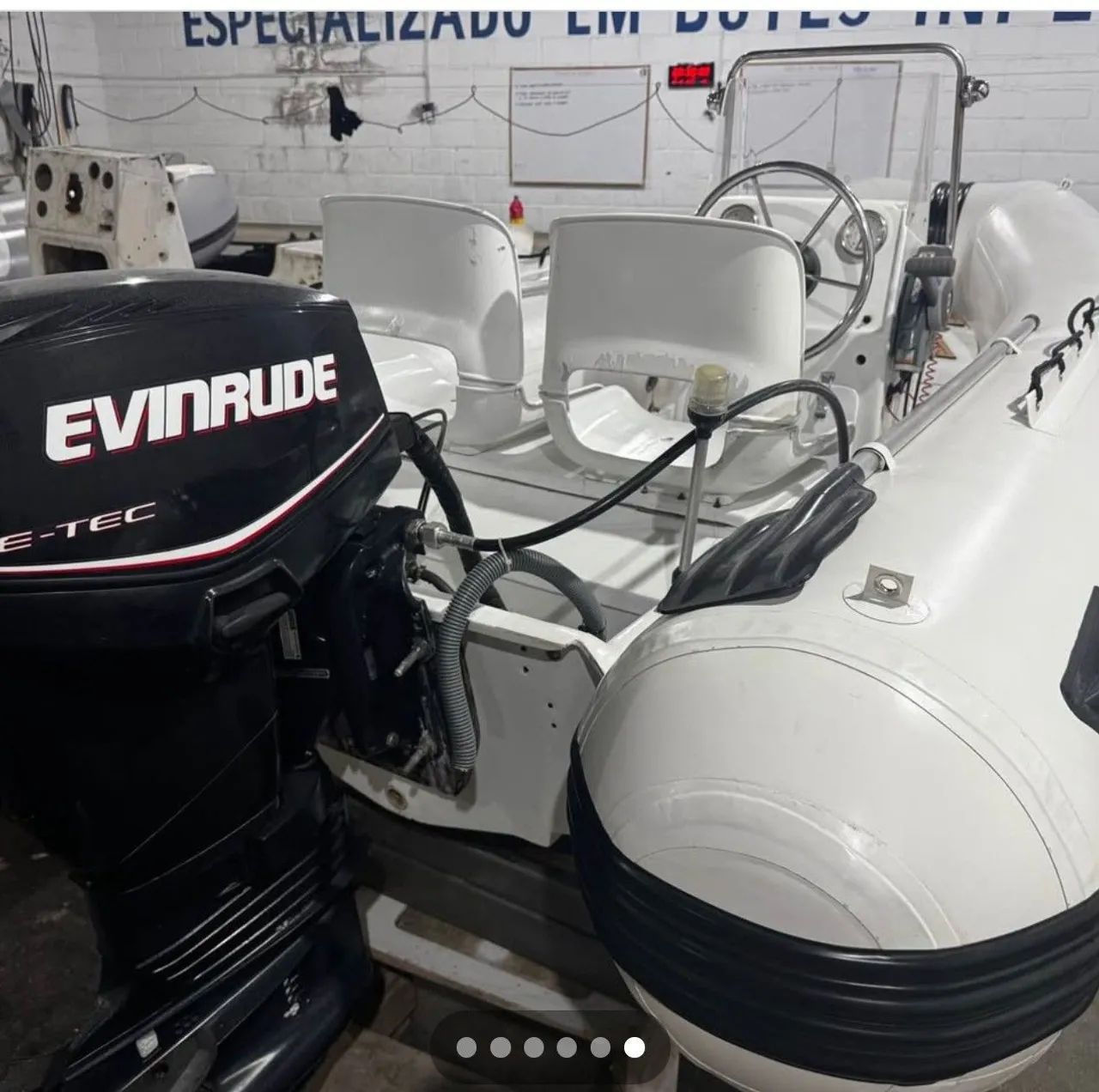 Bote flexboat com motor e carretinha  - Foto 5