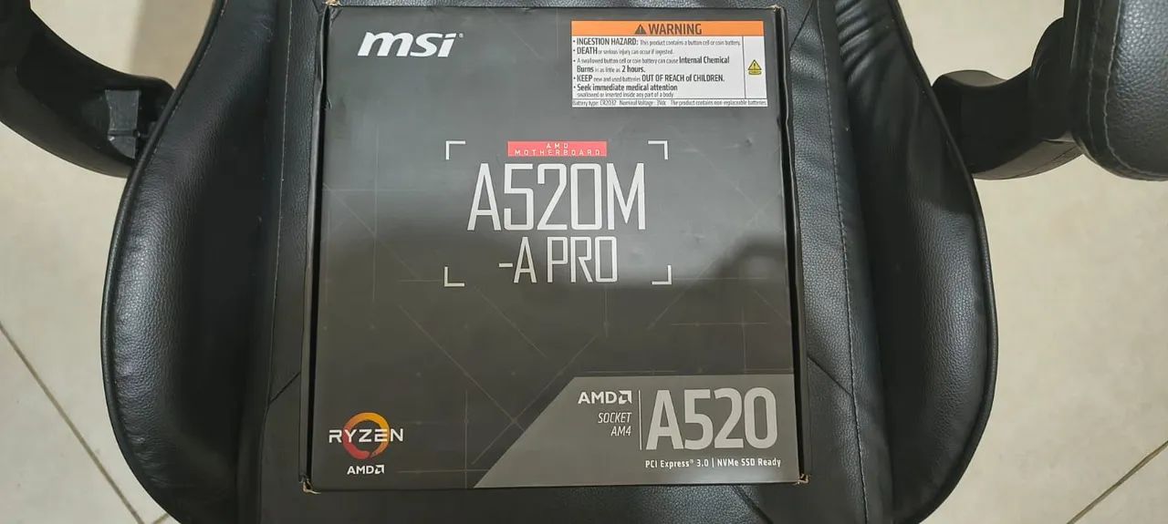 Placa Mãe A520M A PRO MSI - Foto 3