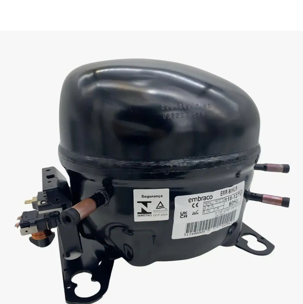 Compressor Embraco 1/4+ 127v - Foto 2