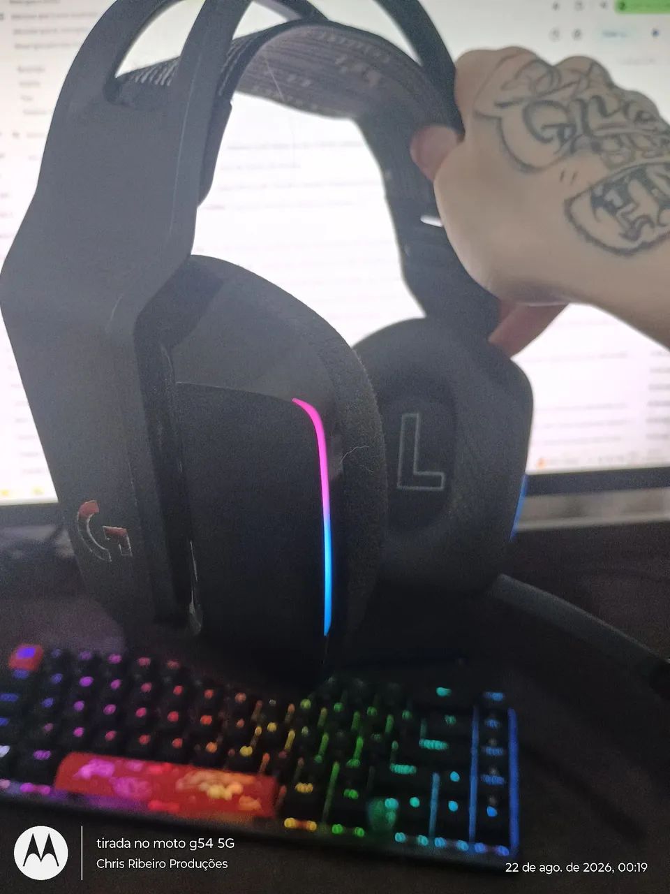 Headset g733 sem fio (USB) - Foto 2