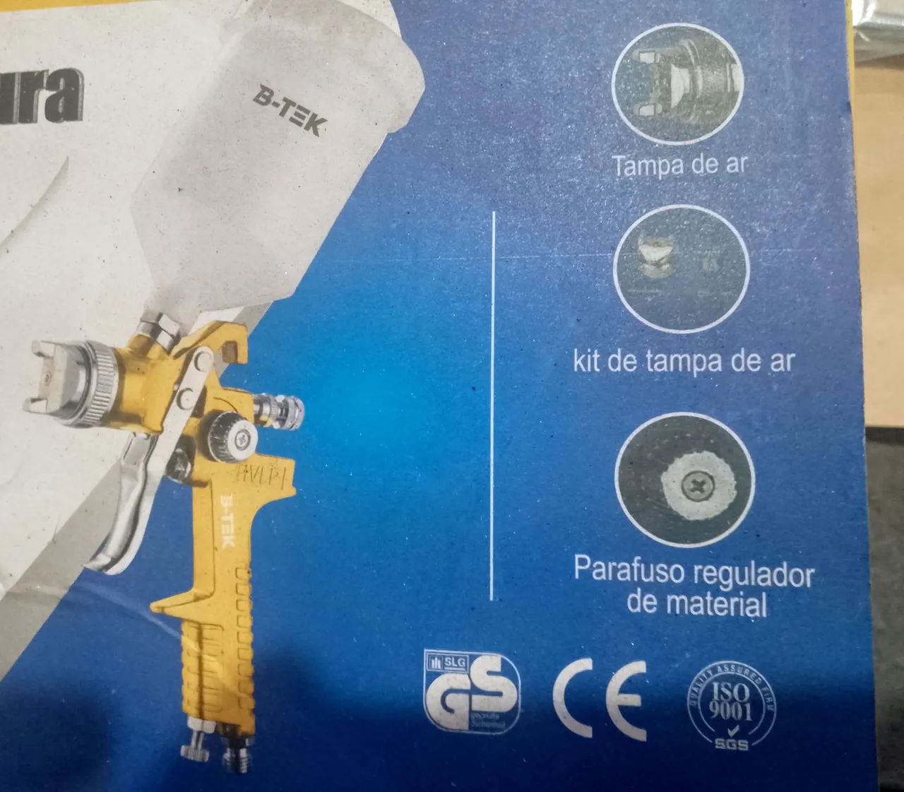 Pistola de pintura automotiva Nova Na caixa,  - Foto 2