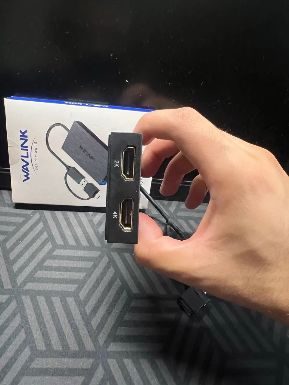 Adaptador Wavlink USB 3.0/USB C para Dual HDMI - Foto 2