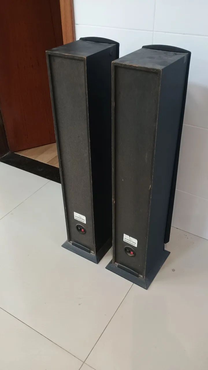 Par de caixa torre Philips FB 500 toda original funcionando perfeitamente  - Foto 4