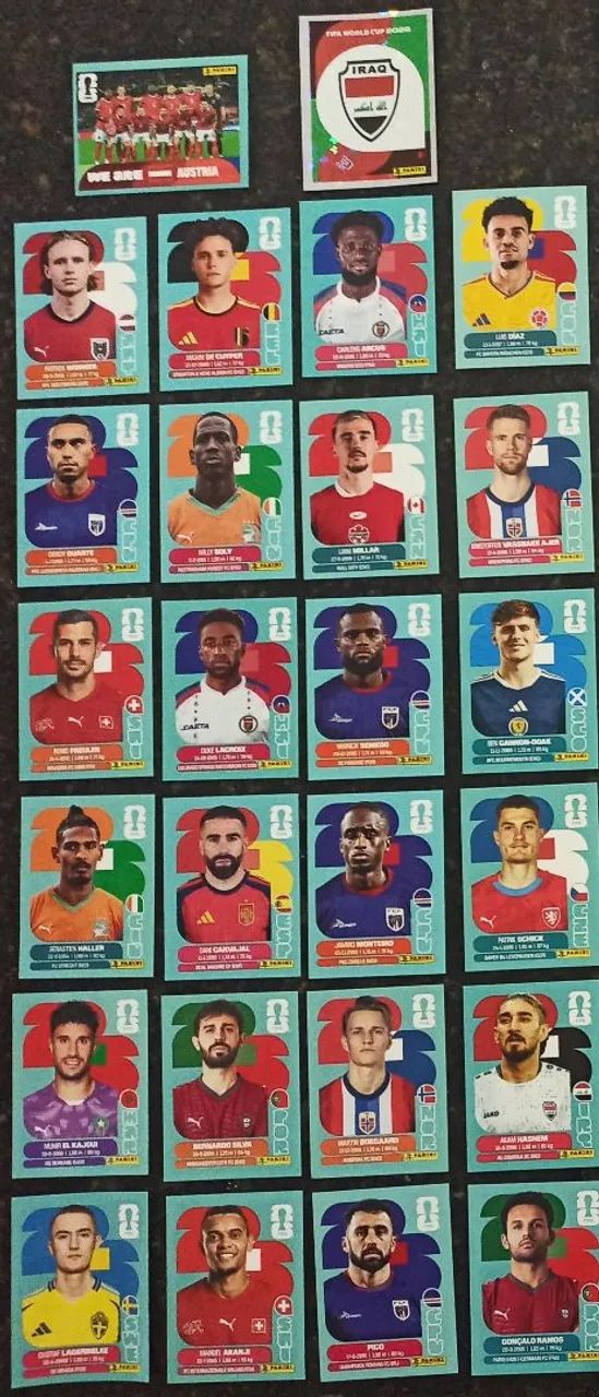 Lote Figurinhas da Copa do Mundo 2026 (somente venda) - Foto 2