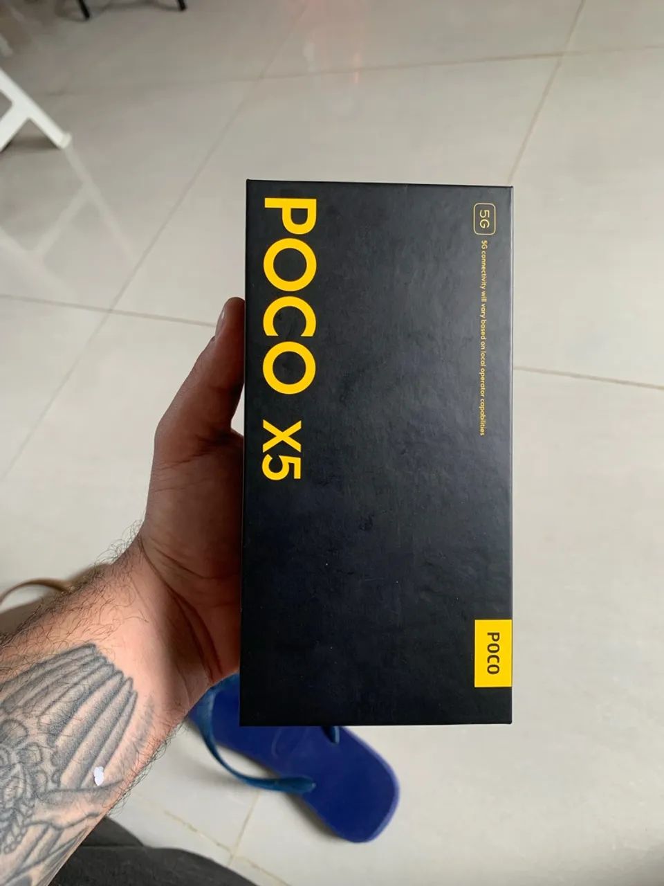 Caixa Poco X5 256gb 