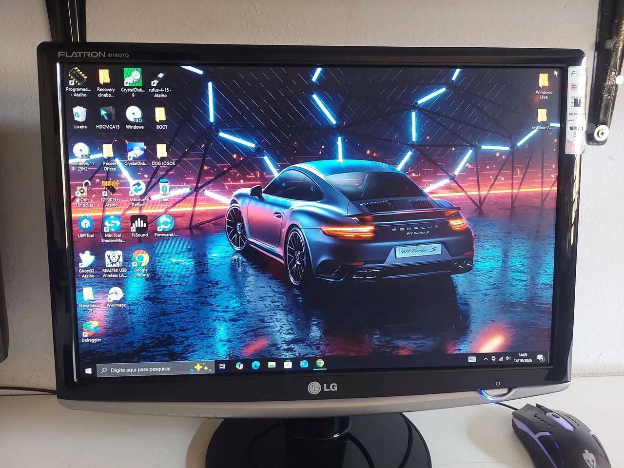 Monitor LG 19 polegadas widescreen.  - Foto 2