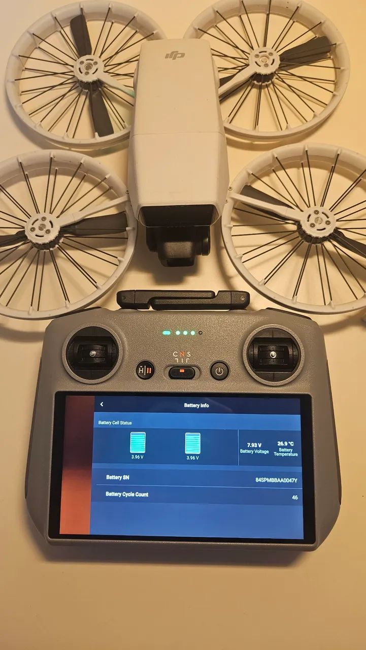 Drone DJI Flip standard com controle RC2 - Foto 4