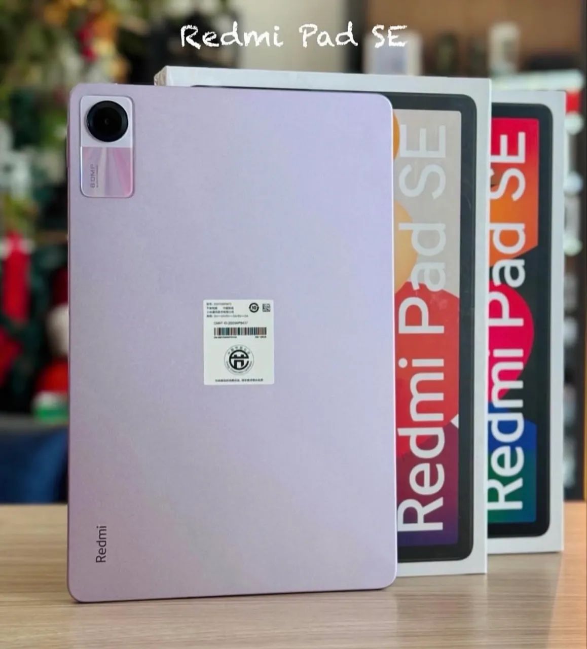 Tablet Redmi Pad SE 128GB 8GB RAM ROXO LACRADO CAPA PELÍCULA 