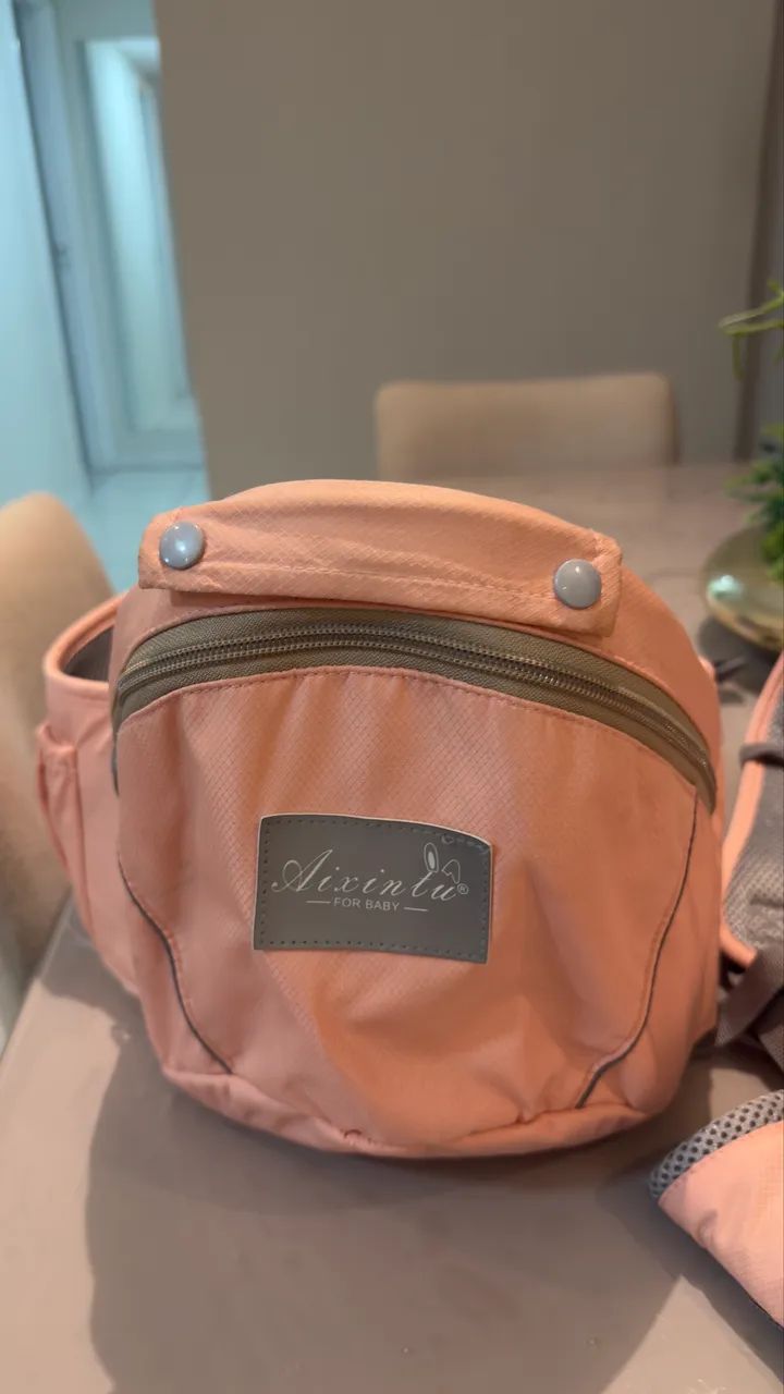 CANGURU Ergonômico para Bebê (Rosa) - Foto 4