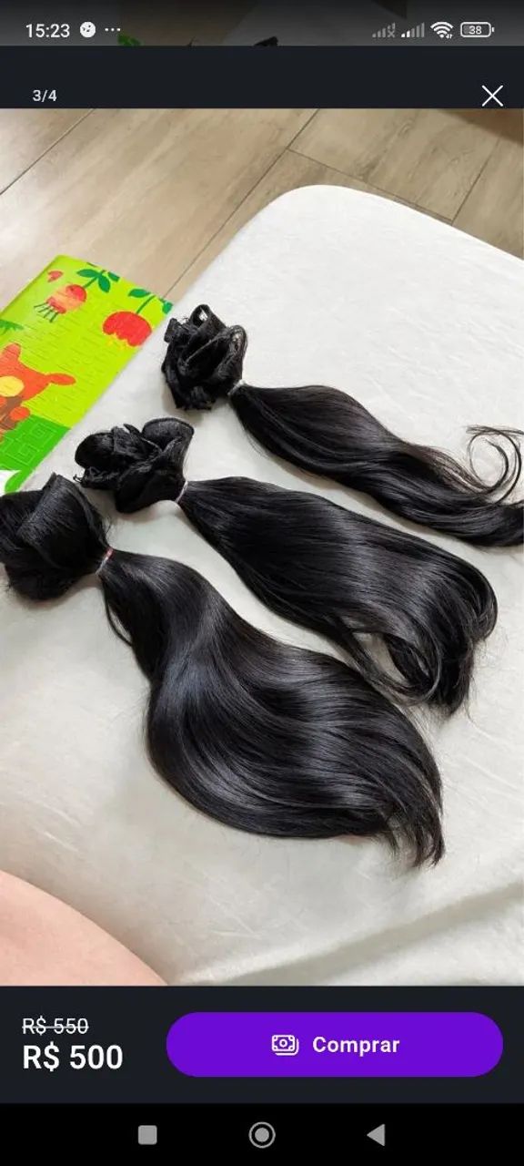 Cabelo humano mega
