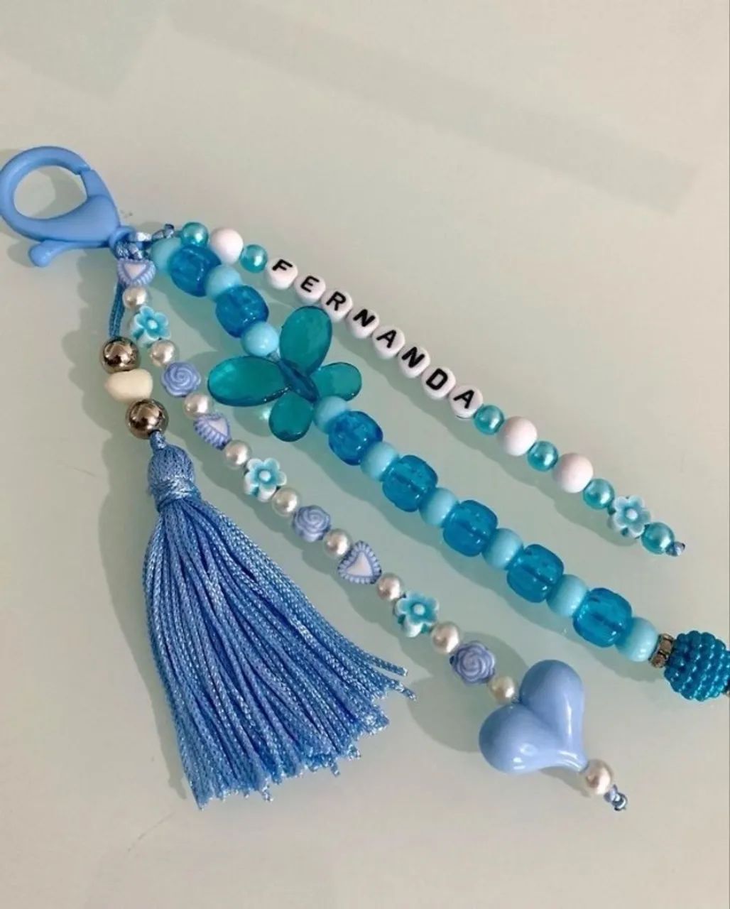 Chaveiro de Miçanga Personalizado  - Foto 4