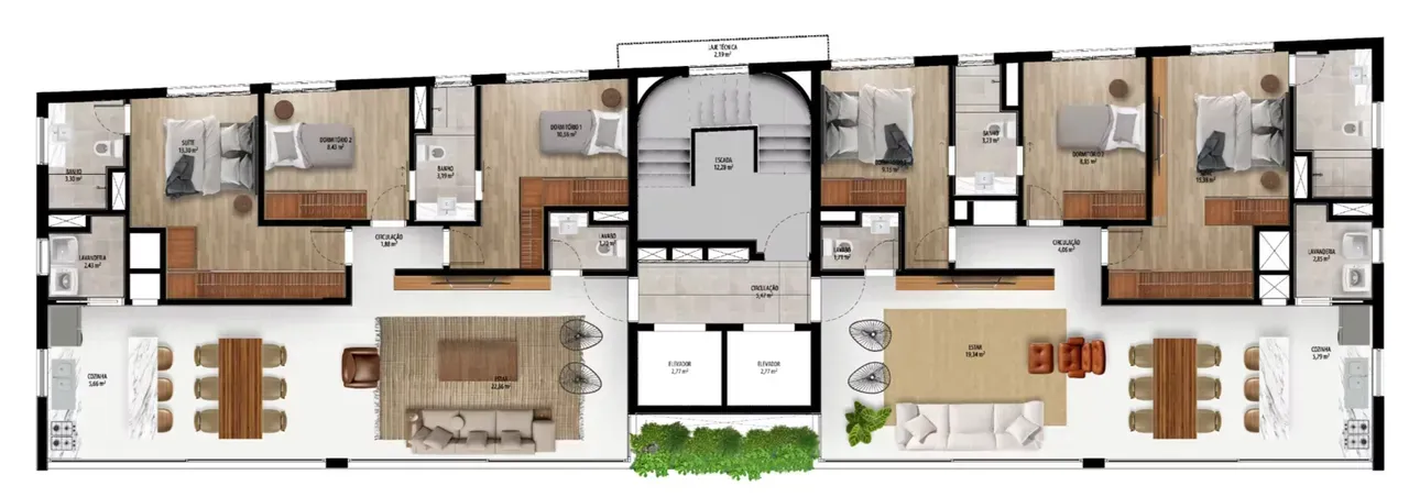 PLANTA 107m²