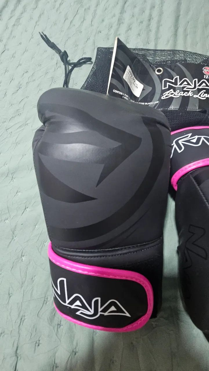 Kit de Boxe Naja Black Line 12oz - Semi Novo