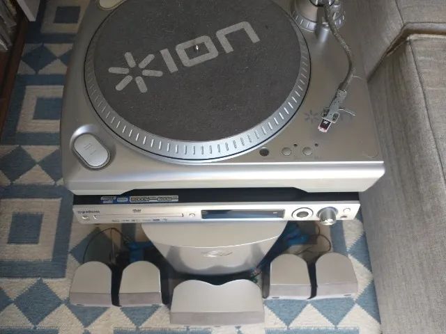 Home Theather Gradiente Solution HTS 870 + Toca discos Ion TTUSB - Foto 2
