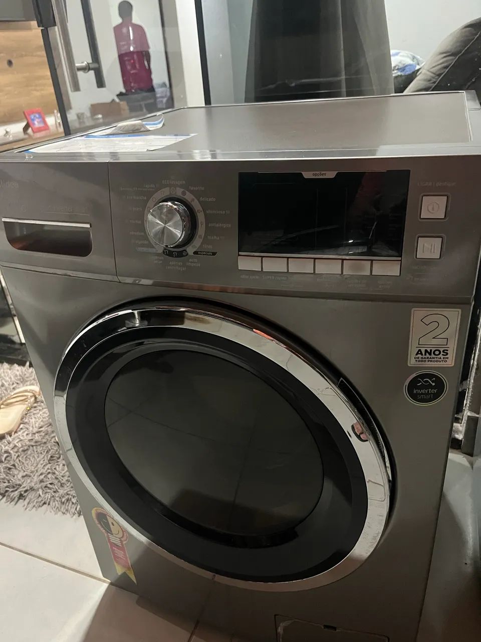 Vendo lava e seca Mideia bem nova - Foto 2