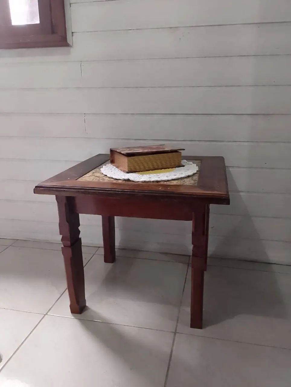 Mesa de centro rústica 
