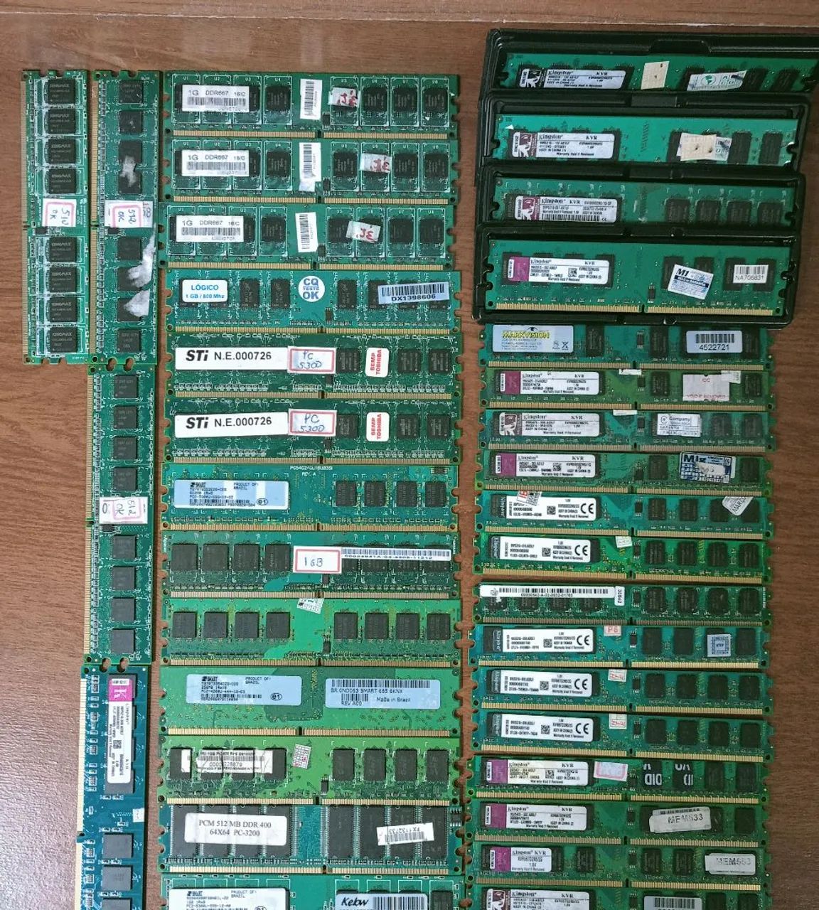 Lote de memórias RAM e Processadores para PC - Foto 2