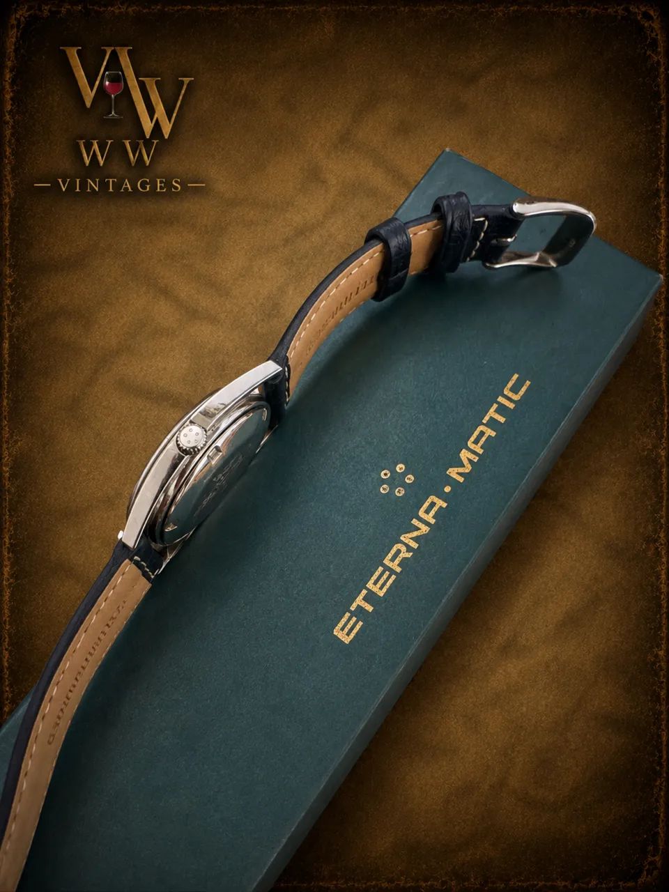 Relógio vintage Eterna Matic suíço  - Foto 4