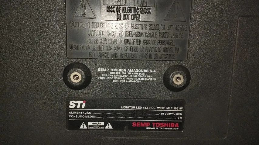 Monitor Semp Toshiba 18.5 polegadas - Somente VGA - Foto 2