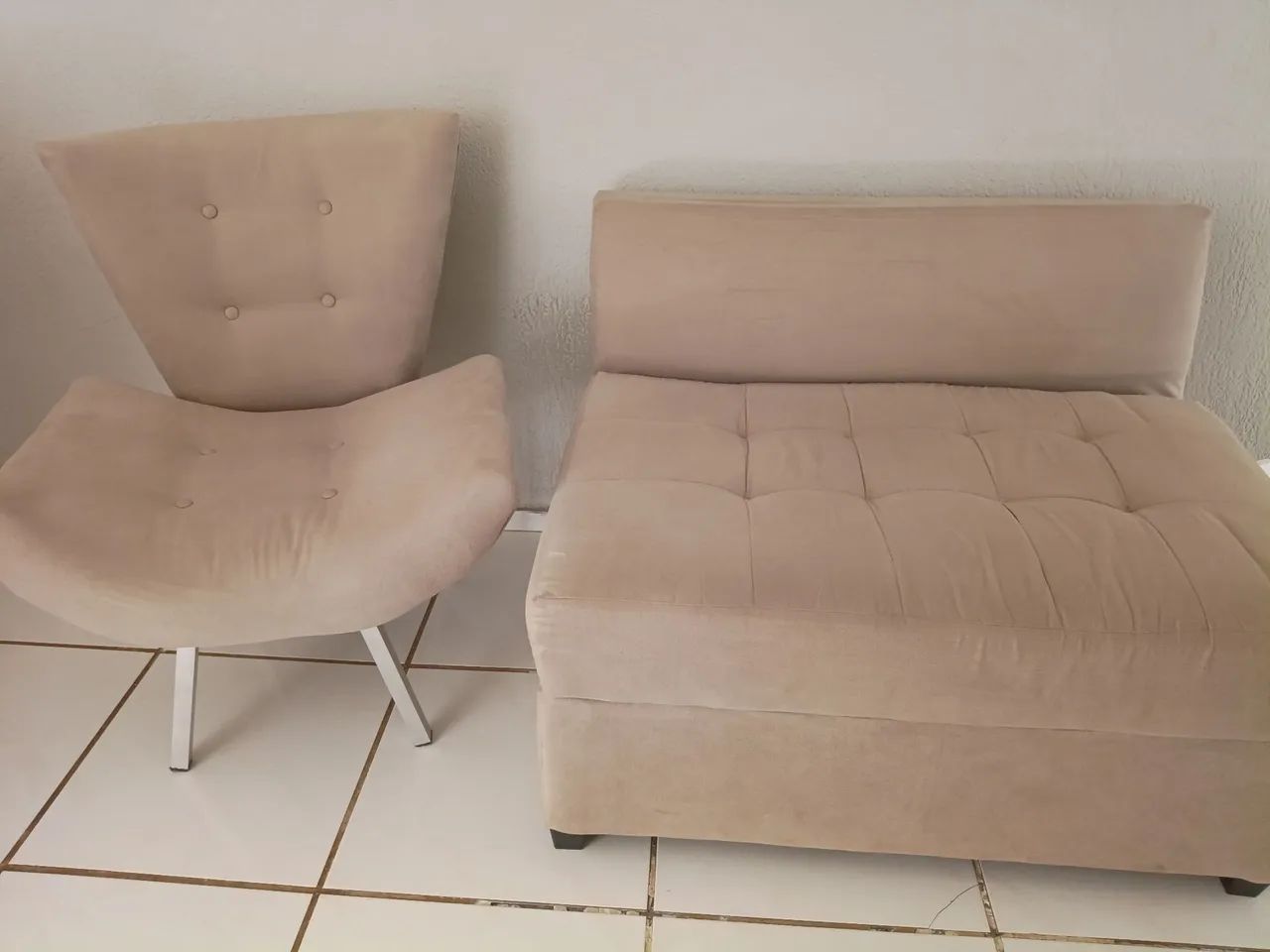 Poltrona+ sofá 