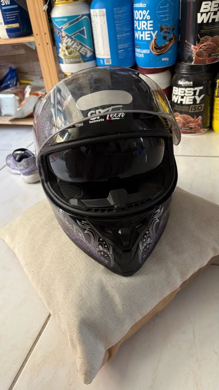CAPACETE SEMI NOVO GPTECH - Foto 2