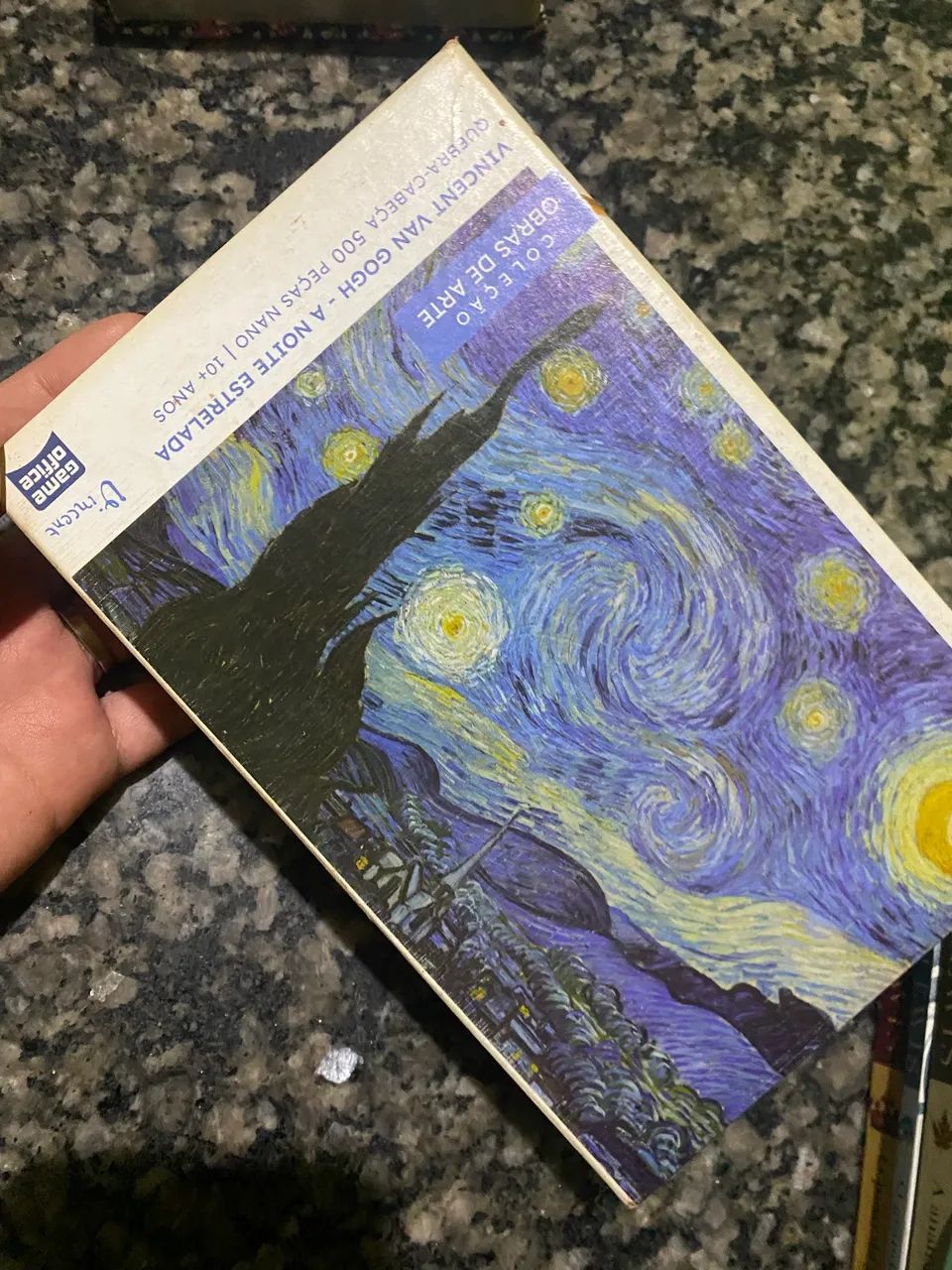 Quebra-cabeça A noite estrelada - Vincent Van Gogh - Foto 2