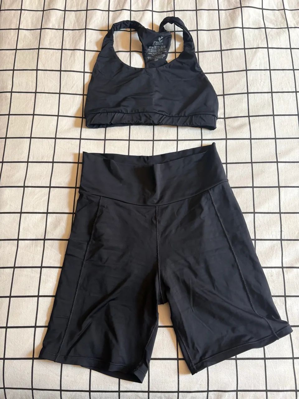 Conjunto Ginástica Insider Top Shorts Tam P