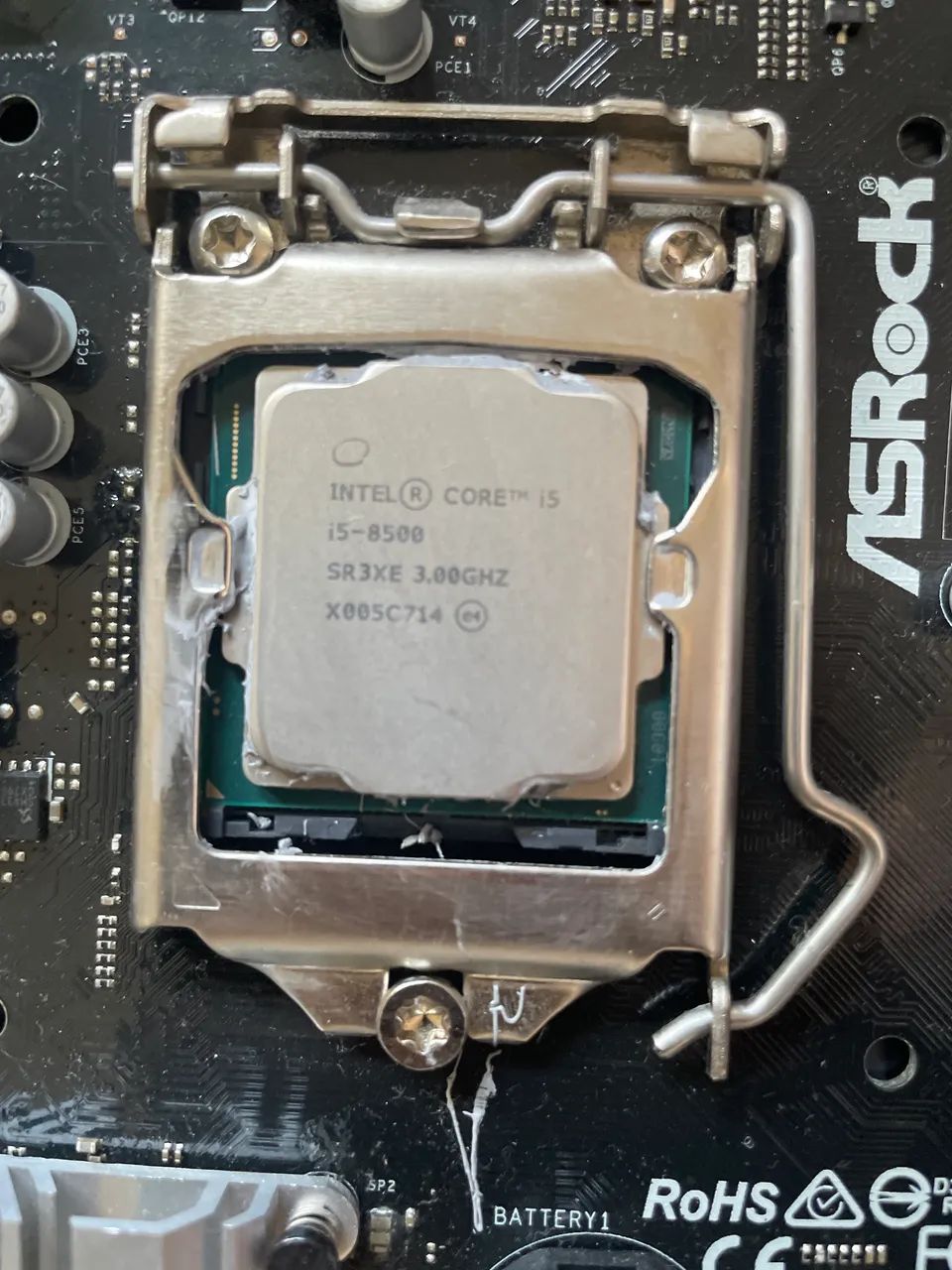 Vendo processador I5 8500 com placa mãe h310cm-hg4 - Foto 3