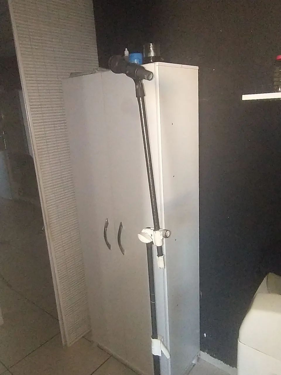 Pedestal com microfone 