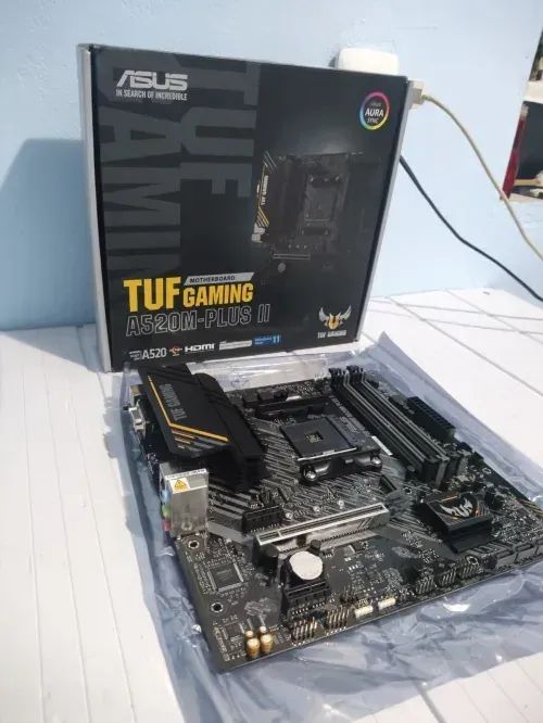 Placa-mãe ASUS TUF GAMING A520M-PLUS II - Foto 2