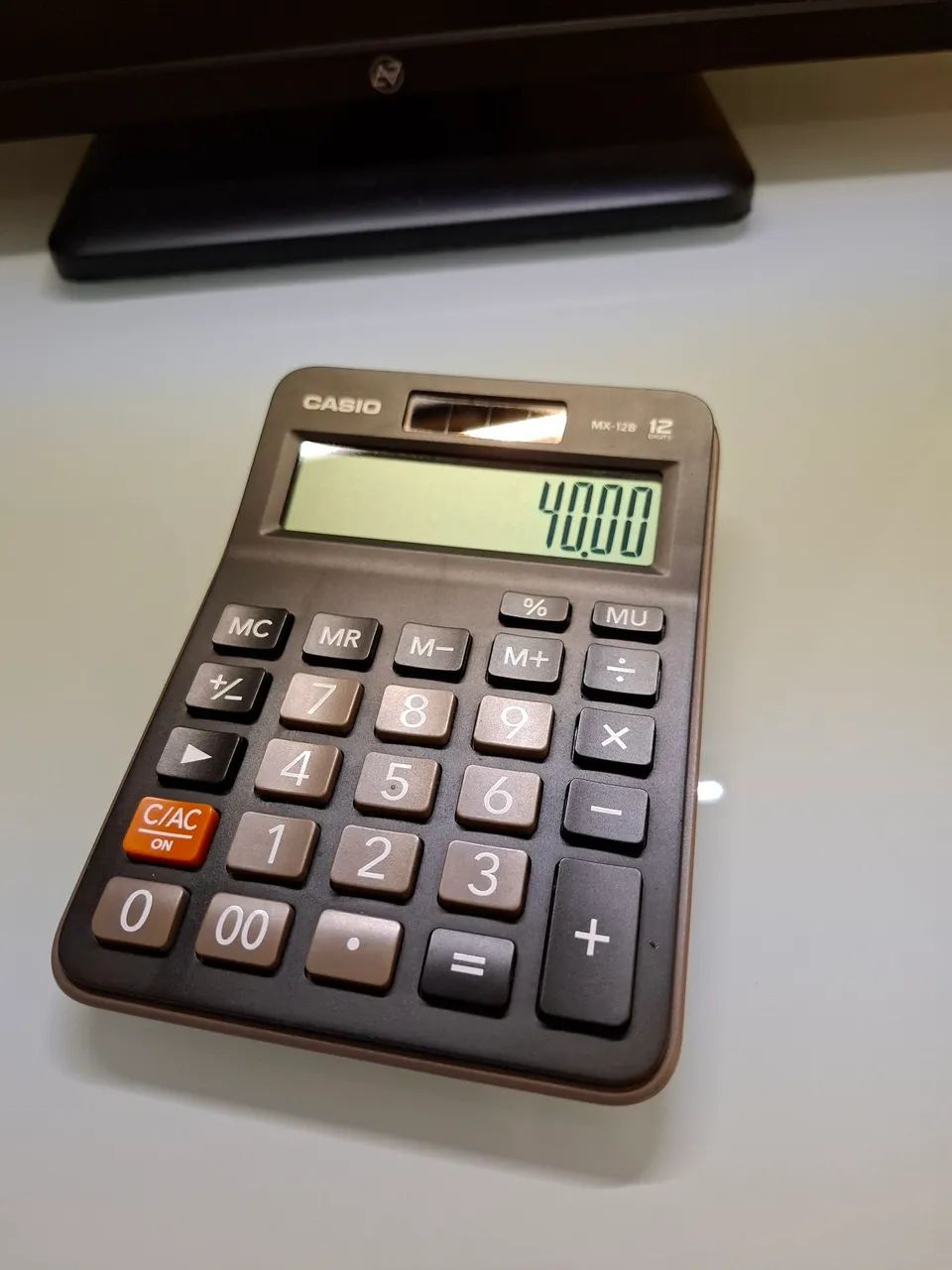 Calculadora casio mx-12b 12digitos