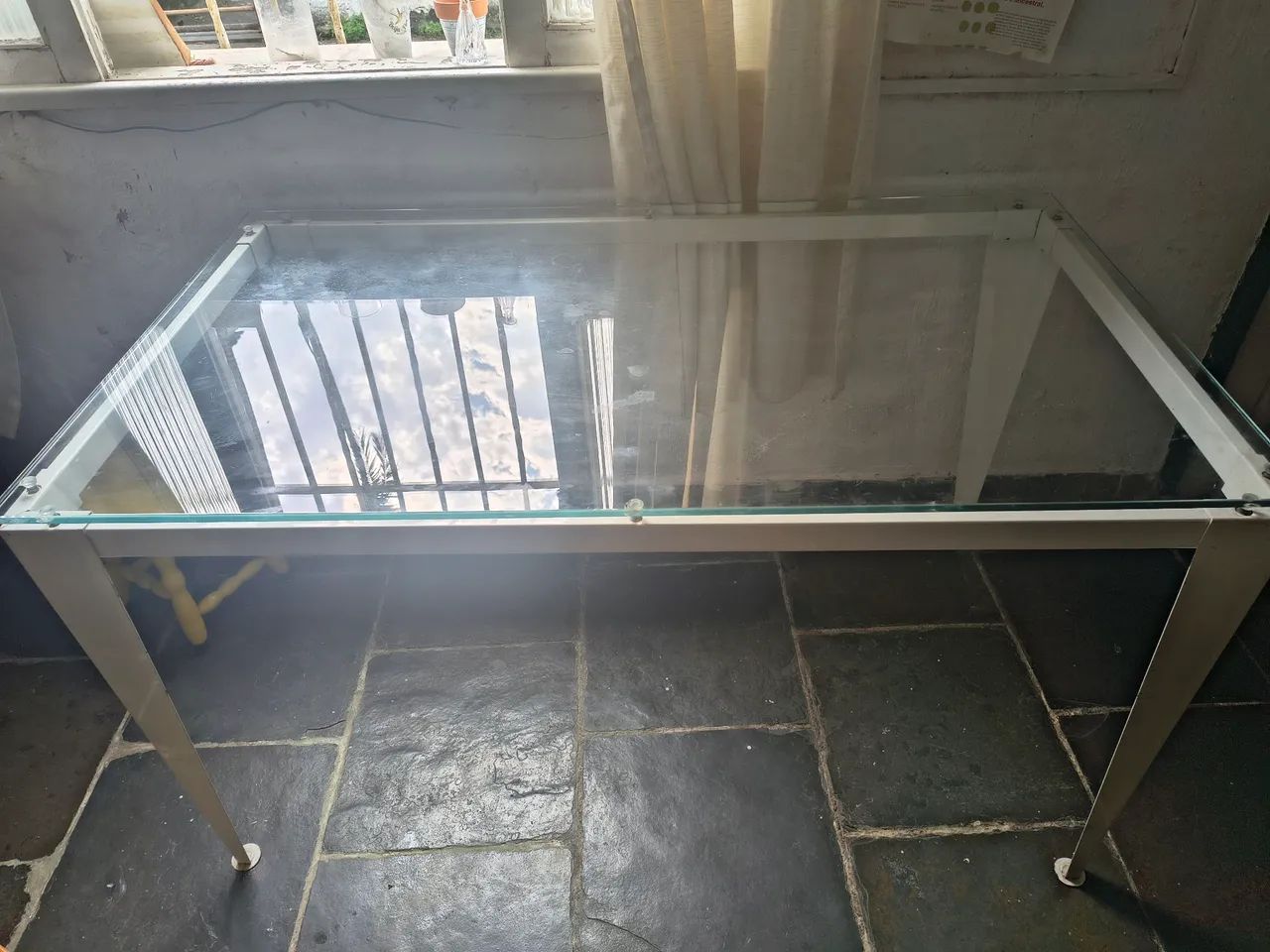 Mesa tampo de vidro  - Foto 2