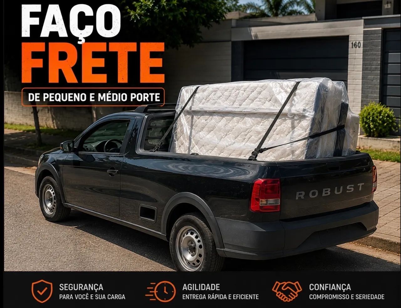 FRETES DE PEQUENO E MÉDIO PORTE 