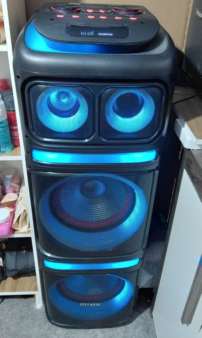 Caixa de som profissional mystic 150w,RMS - Foto 5