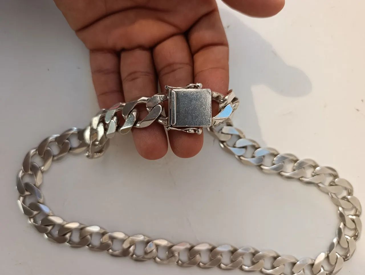 Corrente de prata 950 maciça.  - Foto 4